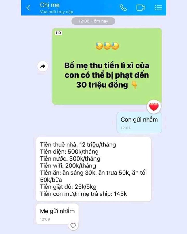 &quot;Cảnh báo&quot; phụ huynh thu TIỀN LÌ XÌ của con bị phạt đến 30 triệu đồng, nam sinh nhận về câu trả lời đọc tới đâu RUN CẦM CẬP tới đấy - Ảnh 1.