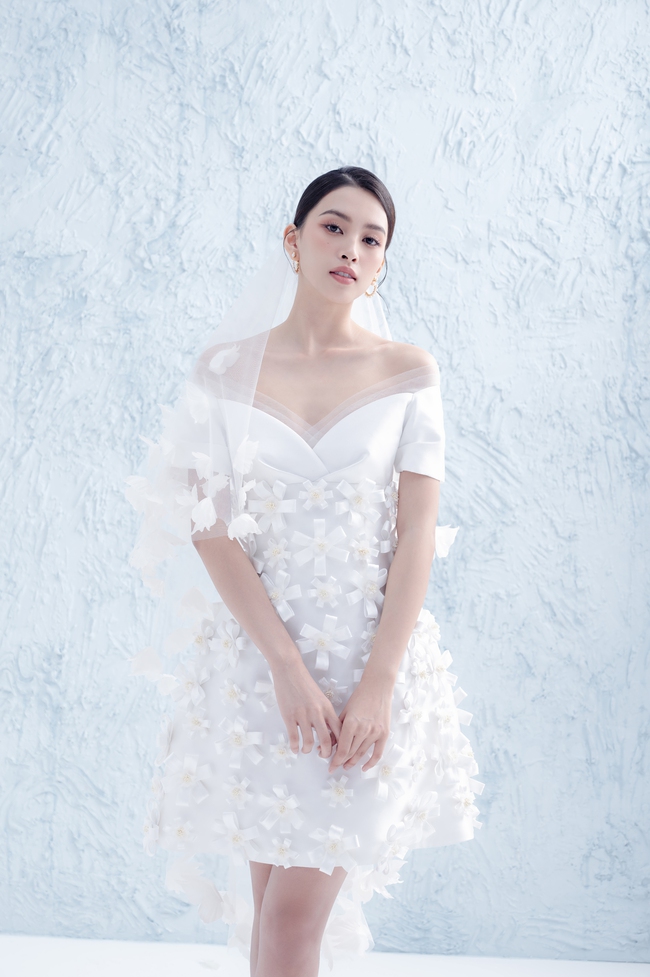 Hoa hậu Tiểu Vy bất ngờ diện váy cưới - Ảnh 9.