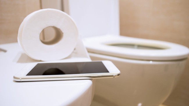 Dừng ngay thói quen dùng điện thoại trong nhà vệ sinh nếu bạn không muốn mắc bệnh đáng sợ - Ảnh 1.