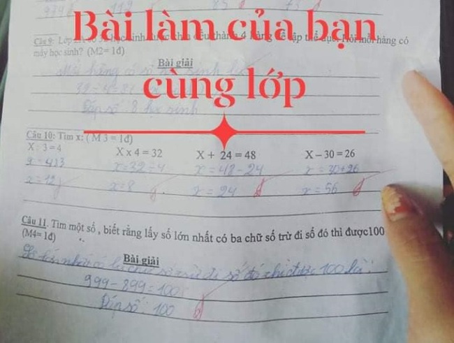 B&agrave;i To&aacute;n g&acirc;y tranh c&atilde;i nhất những ng&agrave;y đầu năm: 999 &ndash; 100 = 899 bị c&ocirc; gi&aacute;o CHẤM SAI, c&ocirc; Đ&Uacute;NG hay tr&ograve; Đ&Uacute;NG? - Ảnh 2.