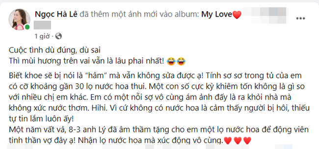 Hậu nghi vấn rạn nứt, vợ Công Lý xúc động khoe được chồng tặng một món quà đặc biệt - Ảnh 2.