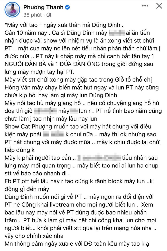 Phương Thanh bất ngờ công khai chỉ đích danh, dằn mặt người này là &quot;tiểu nhân&quot; - Ảnh 2.