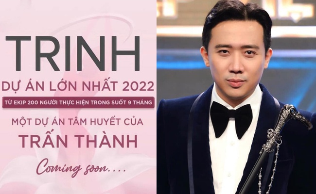 Tran Thanh announced a new project with 200 people working in 9 months, the name is only 1 word 