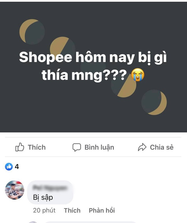 Hàng loạt người dùng không truy cập sàn thương mại điện tử Shopee, chuyện gì đây?  - Ảnh 1.