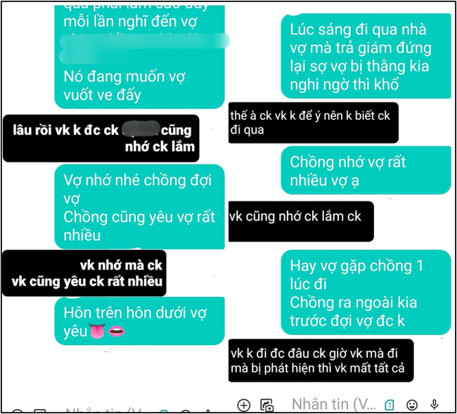 Choáng váng với loạt tin nhắn "nội dung 18+" của chồng với tiểu tam, vợ gửi luôn vòng hoa tang đến nhà với nội dung cực choáng! - Ảnh 5. Choáng váng với loạt tin nhắn "nội dung 18+" của chồng với tiểu tam, vợ gửi luôn vòng hoa tang đến nhà với nội dung cực choáng! - Ảnh 5.