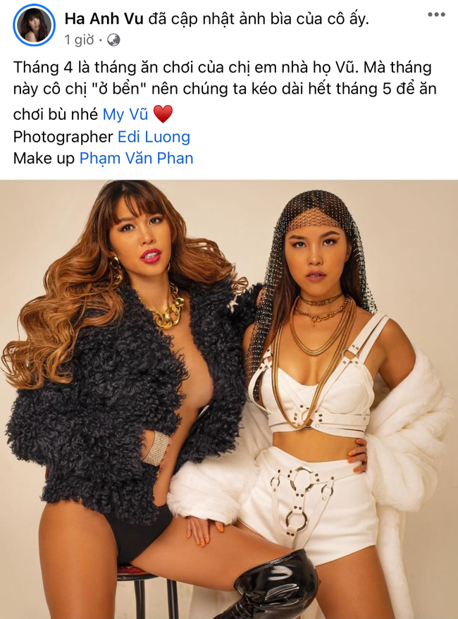 Ha Anh posted a sexy photo, just one comment with a student on Huong Giang show, revealing her 