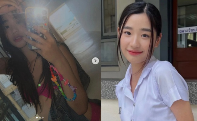 Thailand's Meteor Garden: The female lead Gorya (Tu Tontawan) posted a photo wearing a little cloth, the netizen was so shocked that she did not recognize 