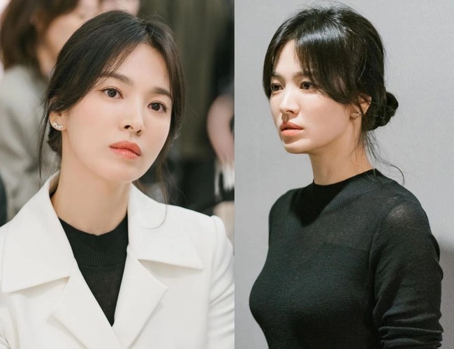 Song Hye Kyo's 4 bangs: Super young and pretty, not afraid of being out of phase with age 30+ - Photo 2.