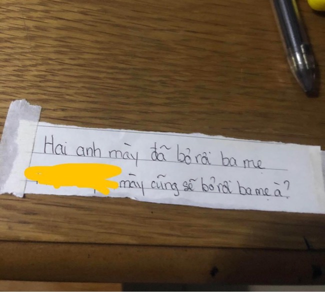 A letter of only 15 words from a 12th grade female student caused a fever on social media: After reading the tears rolling down, let's spend more time with your parents while you still can!  - Photo 1.