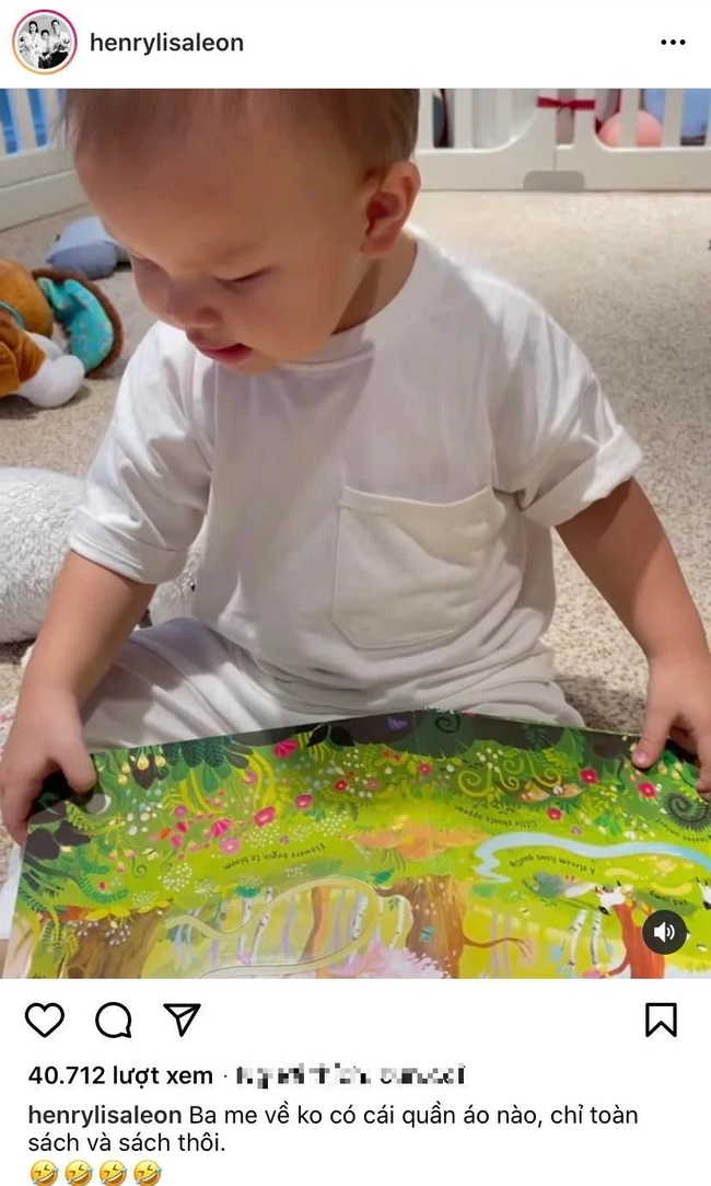 Hồ Ngọc H&agrave; khoe khoảnh khắc h&agrave;i hước của Leon nhưng netizen lại kh&acirc;m phục c&aacute;ch dạy con cực khoa học - Ảnh 1.