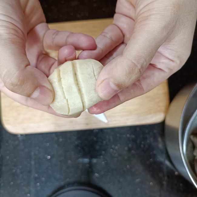 Having an oil-free fryer without trying to make this dish is too much of a waste: It takes 5 minutes to complete, the finished product is both delicious and nutritious - Photo 3.