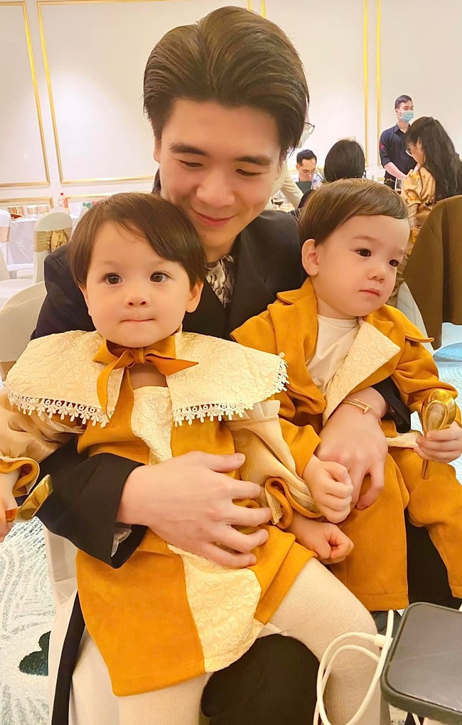 Thiếu gia Đỗ Quang Vinh bận rộn là thế nhưng vẫn luôn dành thời gian để bên cạnh 2 nhóc tỳ, bật mí tài năng hai con từ nhỏ - Ảnh 4.