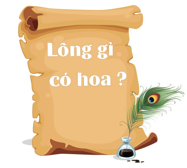 Câu đố tiếng Việt: Lông gì có HOA? Nghĩ đau đầu không ra, nghe xong đáp án chỉ biết kêu &quot;TRỜI&quot; bởi… đơn giản quá! - Ảnh 1.