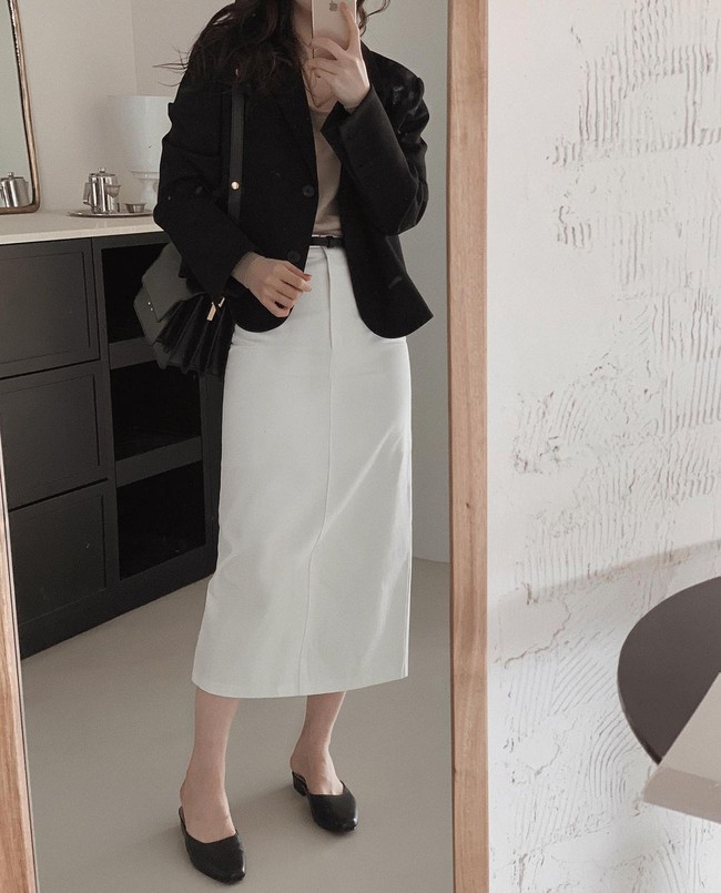 She dressed up in office clothes or was criticized, she immediately learned the Korean lady to have 10 beautiful sets of all 10 - Photo 11. She dressed up in office clothes or was criticized, she immediately learned the Korean lady to have 10 beautiful sets of all 10 - Photo 11.