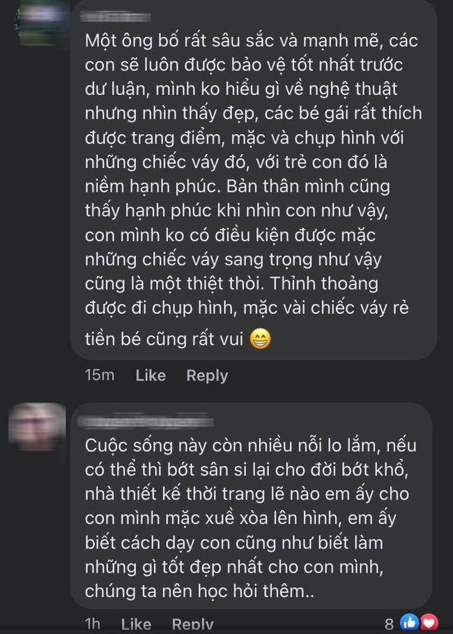 Bị chê cho con mặc đồ giống PHU NHÂN, NTK Đỗ Mạnh Cường nổi đóa: "Người lớn mà cứ thích sân si với trẻ con!" - Ảnh 5. Bị chê cho con mặc đồ giống PHU NHÂN, NTK Đỗ Mạnh Cường nổi đóa: "Người lớn mà cứ thích sân si với trẻ con!" - Ảnh 5.
