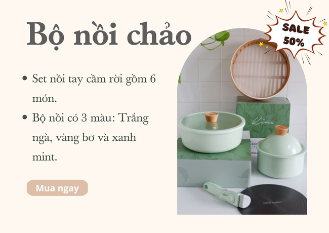 Săn sale được ngay đồ bếp cho bếp xinh, tiết kiệm tới 9 triệu - Ảnh 10.