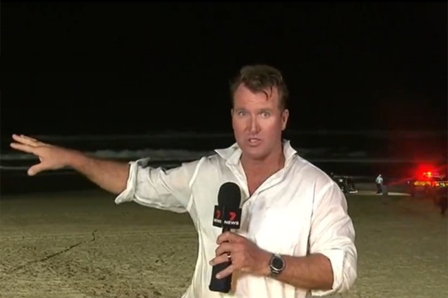 The reporter let go of the mic and plunged into the sea while hosting the live news, the next development made the witness 