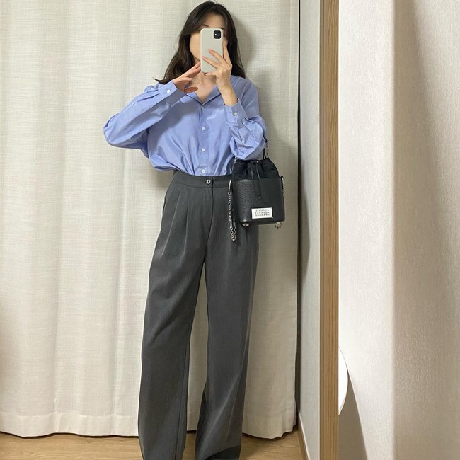 Quý cô Hàn Quốc chuyên diện áo sơ mi + quần âu theo style tối giản, nhưng có thừa độ thanh lịch trẻ trung - Ảnh 2.