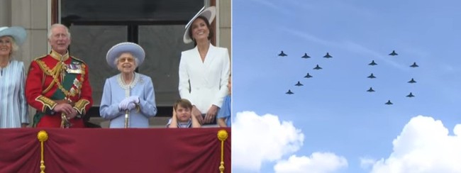 The first day of the Platinum celebration: Meghan Markle officially appeared, Princess Kate's 3 children attracted attention - Photo 5. The first day of the Platinum celebration: Meghan Markle officially appeared, Princess Kate's 3 children attracted attention - Photo 5.