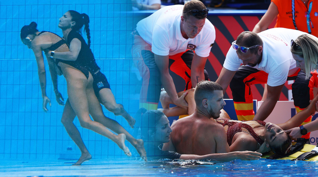VĐV bơi ngất xỉu chìm xuống đáy bể khi đang tranh tài bị CẤM thi ở giải vô địch thế giới và tình hình hiện tại của cô - Ảnh 1.