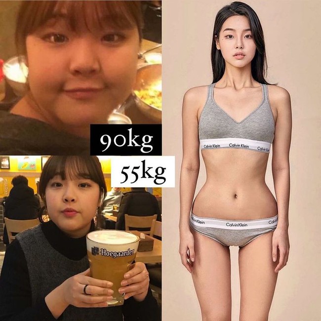 Giảm 30kg trong 6 tháng, nàng béo xứ Hàn lột xác với body đẹp như tạc, vòng eo  - Ảnh 2.