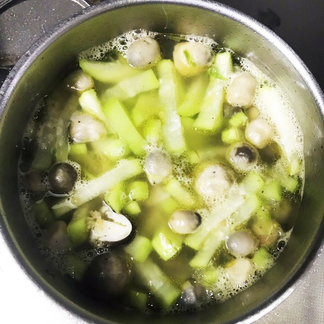 In hot weather, eating this soup is the standard lesson: It takes less than 20 minutes to cook, but the rice is excellent!  - Photo 4.