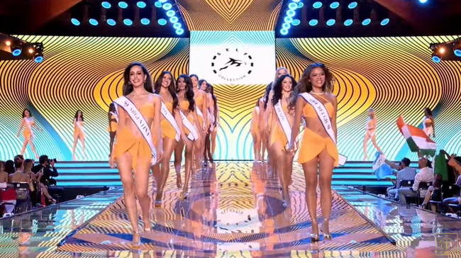 Chung kết Miss Supranational 2022: Kim Duyên khoe vóc dáng &quot;cực phẩm&quot; ở phần thi trang phục áo tắm - Ảnh 2.