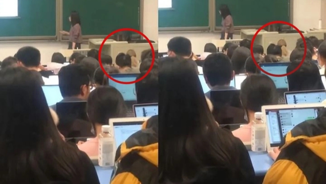 Điểm khác lạ trong bức ảnh giảng đường của trường đại học giỏi bậc nhất Trung Quốc gây tranh cãi: Tài giỏi thì không được phép &quot;khác người&quot;? - Ảnh 2.