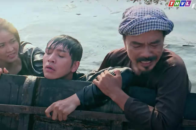 Phim "Duyên kiếp": Lương (Bạch Công Khanh) hốt hoảng vì bị té sông  - Ảnh 5.