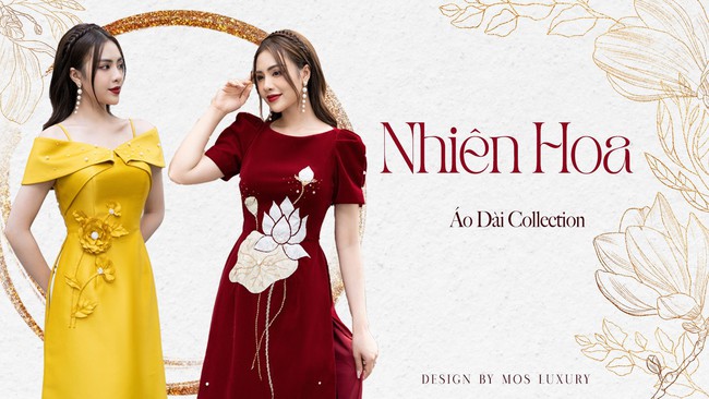 Áo dài &quot;M.O.S Luxury&quot;: Sự giao thoa giữa cổ truyền và hiện đại - Ảnh 2.