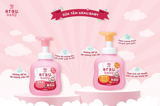 Thay diện mạo mới, thêm trải nghiệm mới cùng sữa tắm arau.baby - Ảnh 3. Thay diện mạo mới, thêm trải nghiệm mới cùng sữa tắm arau.baby - Ảnh 3.