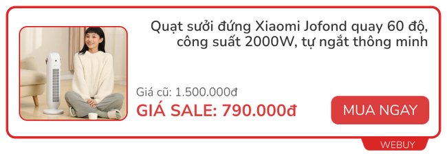 3 mẫu m&aacute;y sưởi chất lượng đang giảm đến nửa gi&aacute;, chỉ c&ograve;n từ 590.000đ - Ảnh 3.