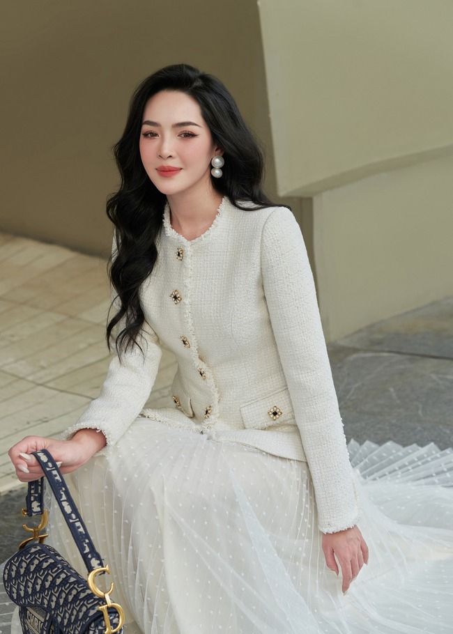 Tranh thủ blazer tweed - Ảnh 13.