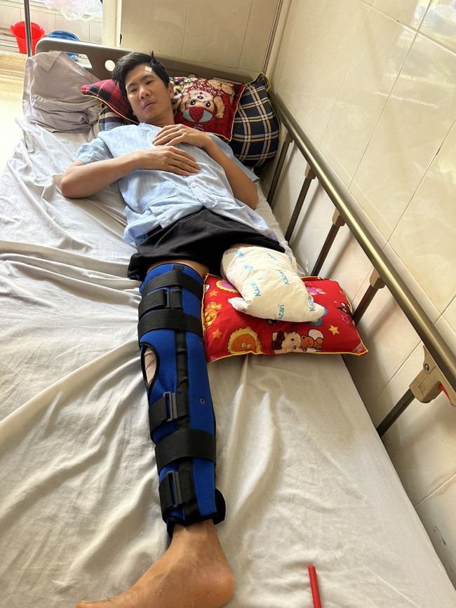 Hơn 400 triệu đồng ủng hộ nạn nhân bị cắt cụt 1 chân sau vụ nổ kinh hoàng ở Nghệ An - Ảnh 2.
