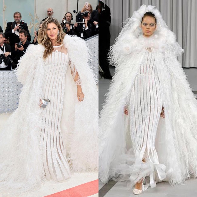 Những m&agrave;n t&aacute;i hiện qu&aacute; khứ đầy m&atilde;n nh&atilde;n tr&ecirc;n thảm đỏ Met Gala 2023 - Ảnh 5.