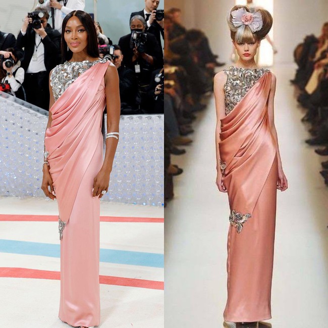 Những m&agrave;n t&aacute;i hiện qu&aacute; khứ đầy m&atilde;n nh&atilde;n tr&ecirc;n thảm đỏ Met Gala 2023 - Ảnh 3.