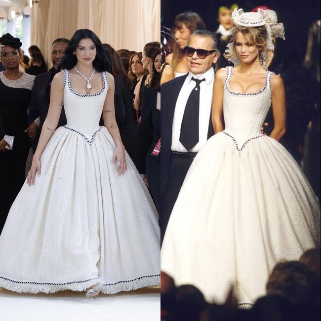 Những m&agrave;n t&aacute;i hiện qu&aacute; khứ đầy m&atilde;n nh&atilde;n tr&ecirc;n thảm đỏ Met Gala 2023 - Ảnh 4.