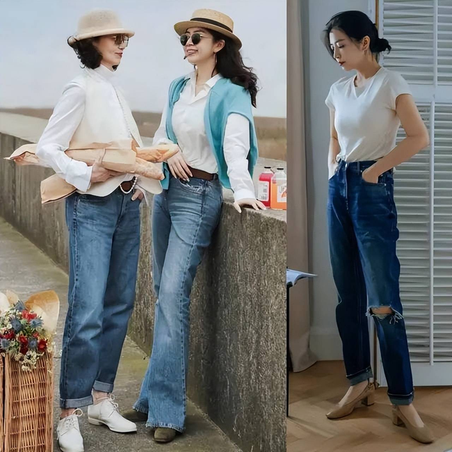 Chọn quần jeans tôn chiều cao cho nàng 30+: Cạp cao chưa hẳn là tất cả - Ảnh 3.