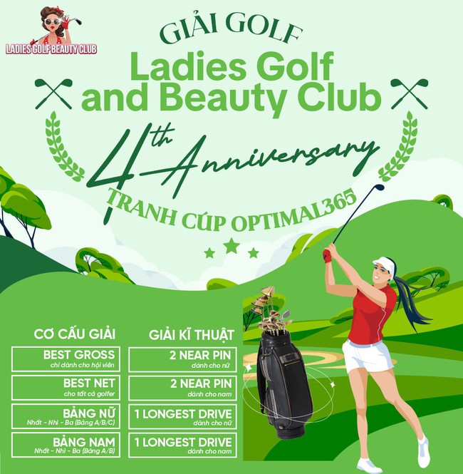 Phòng khám Drip Hydration đồng hành giải đấu golf dành cho phái đẹp - Ảnh 1. Phòng khám Drip Hydration đồng hành giải đấu golf dành cho phái đẹp - Ảnh 1.