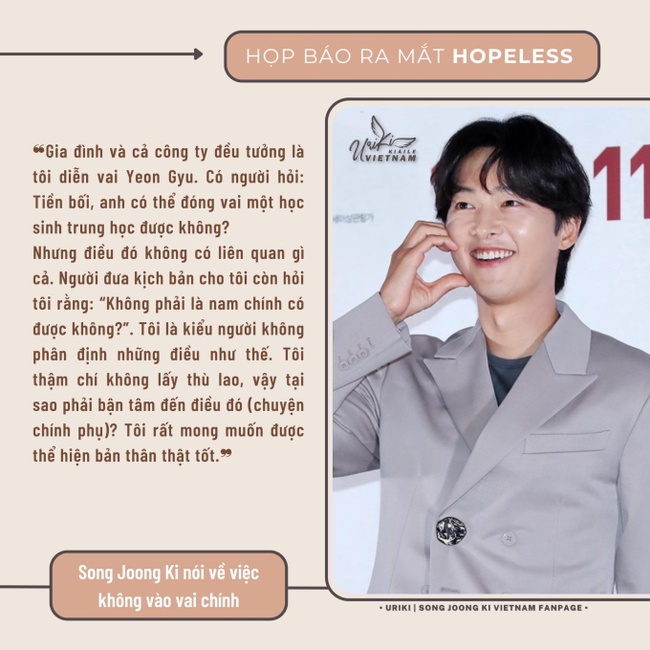 Bùng nổ tranh cãi việc Song Joong Ki ham làm trung tâm tới độ hành xử “kém duyên” với bạn diễn, netizen nói gì? - Ảnh 5. Bùng nổ tranh cãi việc Song Joong Ki ham làm trung tâm tới độ hành xử “kém duyên” với bạn diễn, netizen nói gì? - Ảnh 5.