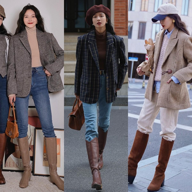 Chiêu diện boots hack chân thon dài để nàng 30+ lên đồ sang chảnh trong Tết này - Ảnh 5. Chiêu diện boots hack chân thon dài để nàng 30+ lên đồ sang chảnh trong Tết này - Ảnh 5.