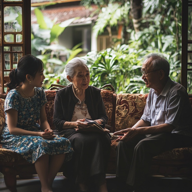 Chị dâu than cuộc sống khó khăn nhưng tháng nào bố chồng cũng gọi điện xin tiền, ngày về quê, tôi mới biết sự thật - Ảnh 1.