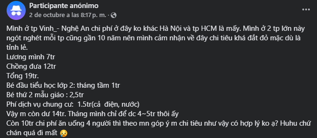 Mẹ bỉm ở TP. Vinh chia sẻ chi tiêu đắt đỏ không kém gì 2 thành phố lớn, thu nhập 19 triệu chẳng tiết kiệm được bao nhiêu - Ảnh 1.