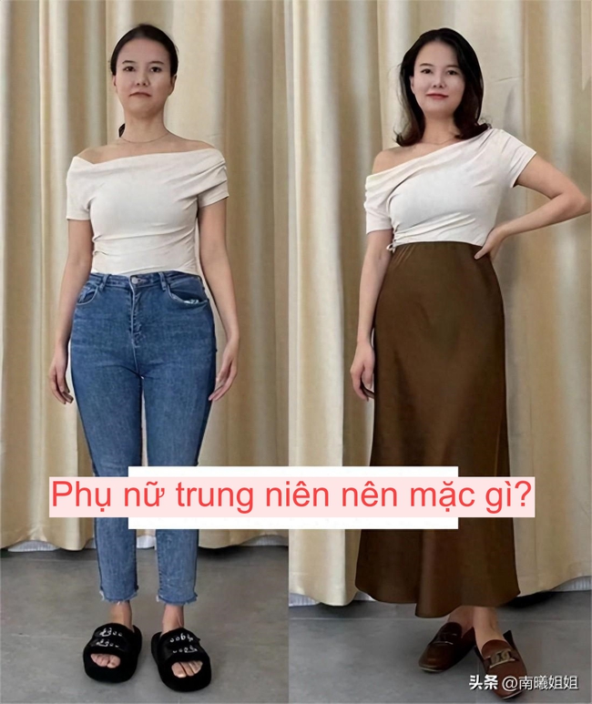 Phụ nữ trung niên không nên mặc quần áo bó sát, váy không ngắn và màu sắc trang nhã - Ảnh 1.