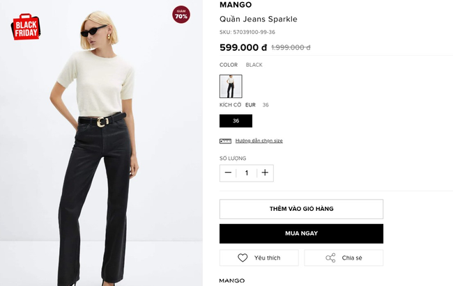 Black Friday: Zara sale chấn động, H&M chỉ sale 2 ngày, Mango giảm hơn 70% nhiều đồ đẹp  - Ảnh 15.