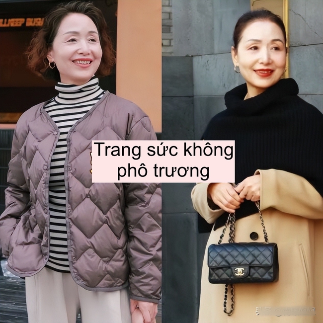  Đợi tôi già rồi, nhất quyết không mặc &quot;áo bông hoa&quot;! Học cách mặc của các bà mẹ ở Hàng Châu, thời thượng và thanh lịch. - Ảnh 11.