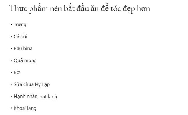 Phụ nữ tuổi 40 nên ăn 4 loại thực phẩm để "biến đổi" mái tóc, bóng mượt và đầy sức sống một cách ngạc nhiên - Ảnh 4.