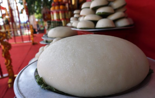 Món "bánh Trời" ngày Tết của người Mông - Ảnh 3.