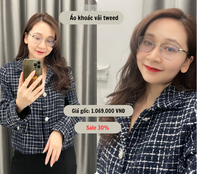 Săn sale khủng tại CANIFA, nàng công sở bất ngờ vì chiếc áo len giá hơn 200k, áo blazer tweed sale tới 30% - Ảnh 3.