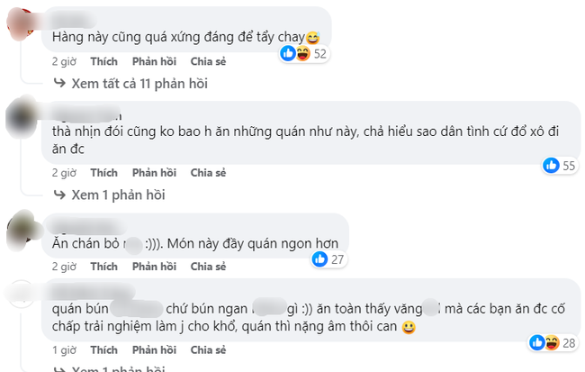 Thêm một vị khách ăn bún dọc mùng &quot;miếng ăn vừa trôi xuống họng đã muốn trồi lên&quot; vì những lời tục tĩu của chủ quán: Cư dân mạng bất ngờ không bênh khách - Ảnh 2.